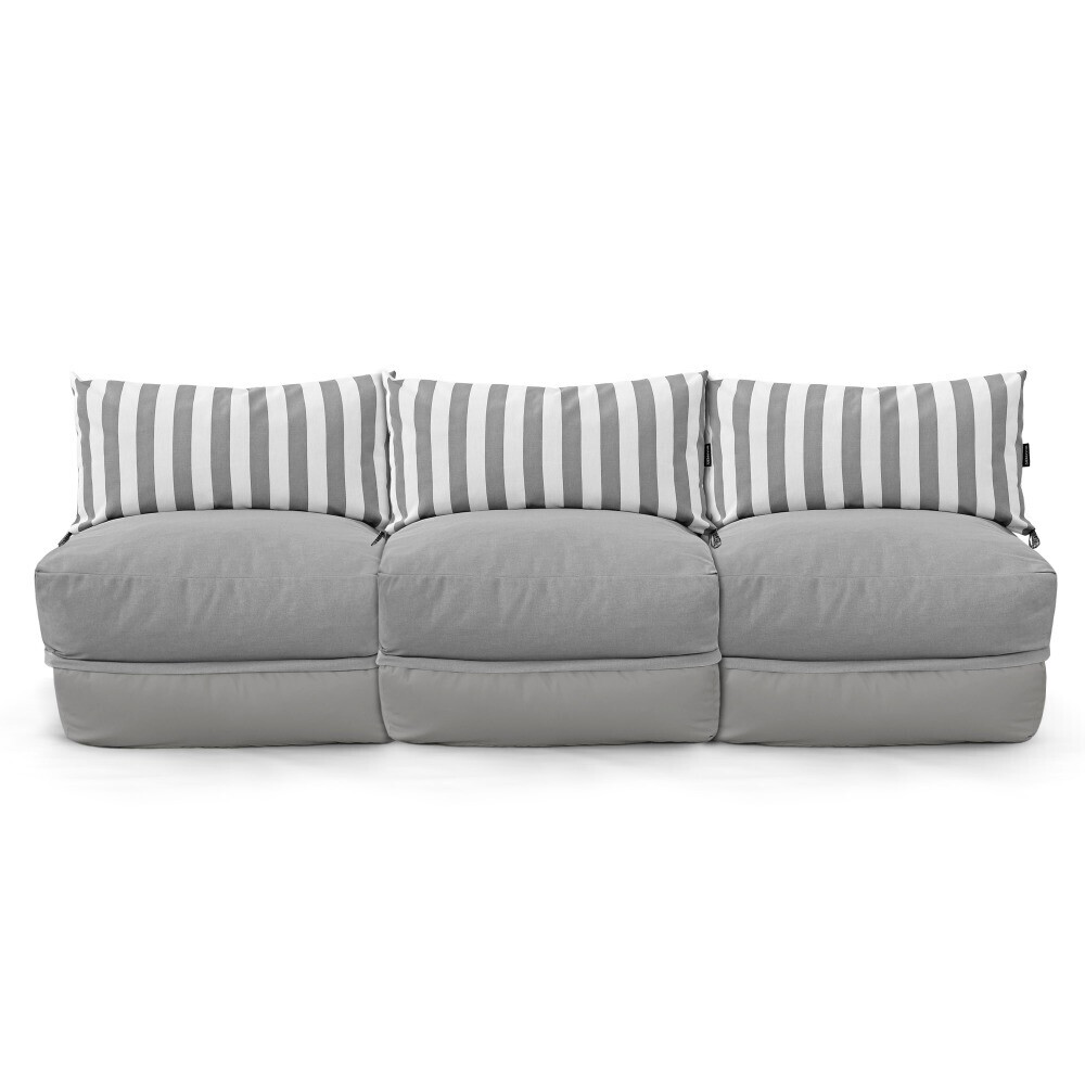 Divano Modulare Toldotex Grigio Chiaro (1)