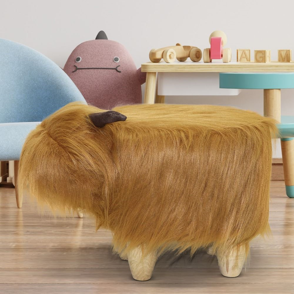 Taburete Infantil Furry, Puff y Reposapiés para Niños de Kids (2)