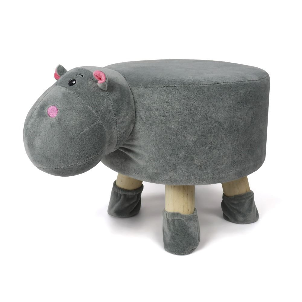 Taburete Infantil Hippo, Puff y Reposapiés para Niños de Kids ()
