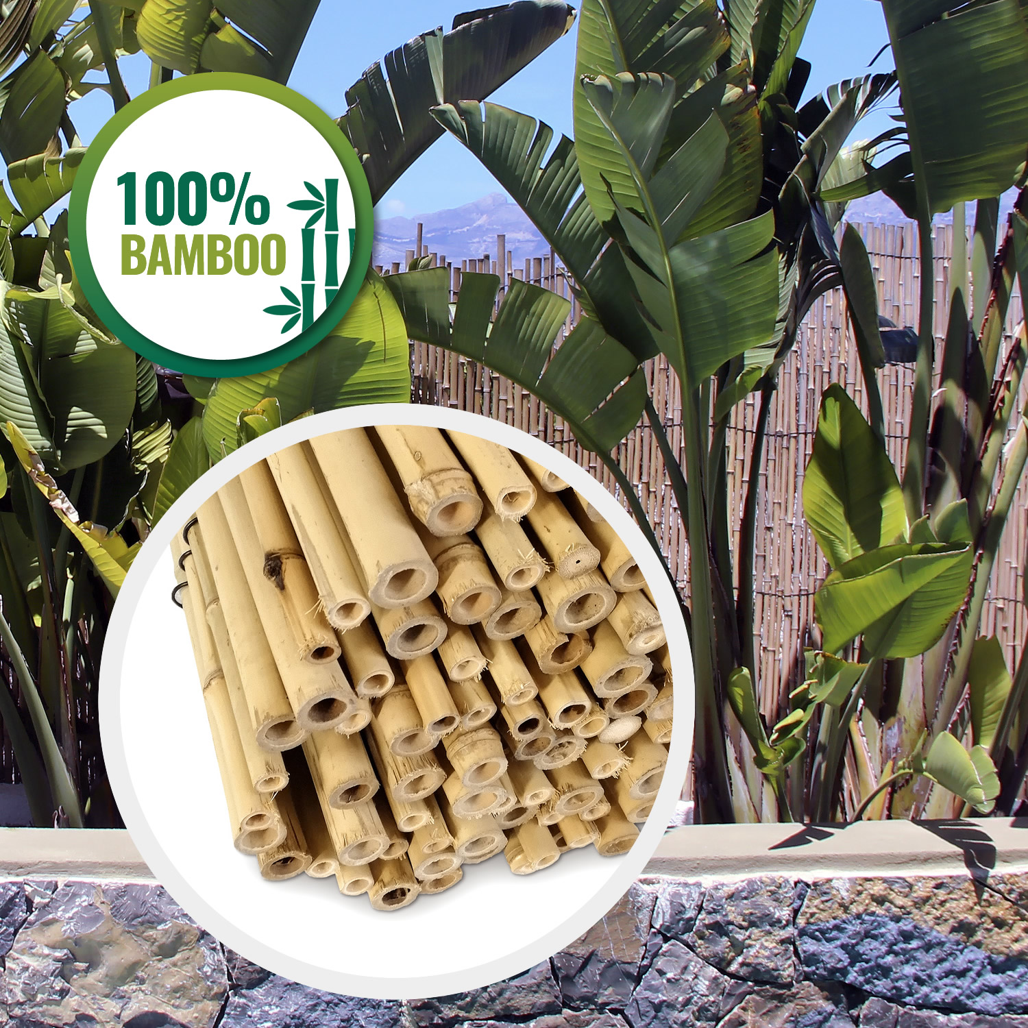 Recinzione da giardino BAMBU