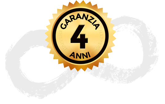 Garanzia di 4 anni Happers Garanzia di 4 anni Happers